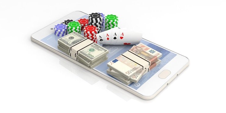 Perangkat mobile dengan tampilan obrolan pelanggan bersama dwv99